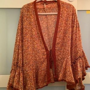 Free People open blouse